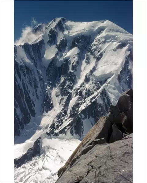 Italian face of Mont Blanc