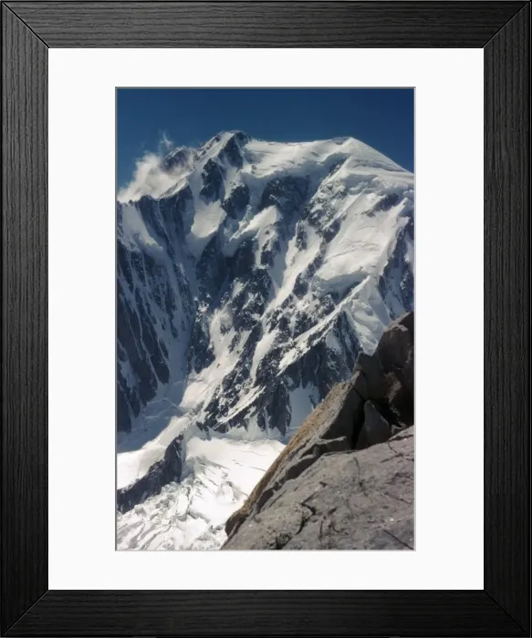 Framed Print : Italian face of Mont Blanc Framed Print : Italian face of Mont Blanc