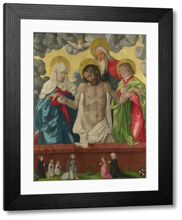 Framed Print : The Trinity and Mystic Pieta, 1512. Artist: Baldung, Hans (1484-1545) Framed Print : The Trinity and Mystic Pieta, 1512. Artist: Baldung, Hans (1484-1545)