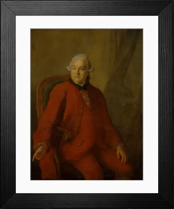 Framed Print : Portrait of Yakov Alexeyevich Shubsky, 1765. Artist: Barisien, Friedrich Hartmann (1724-1796) Framed Print : Portrait of Yakov Alexeyevich Shubsky, 1765. Artist: Barisien, Friedrich Hartmann (1724-1796)