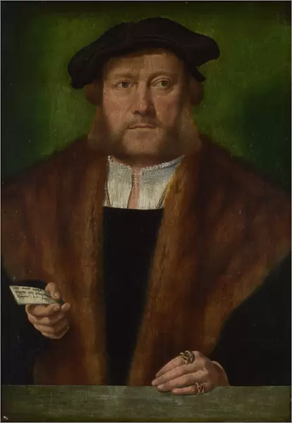 Portrait of a man, ca 1533-1534. Artist: Bruyn, Bartholomaeus (Barthel), the Elder (1493-1555)
