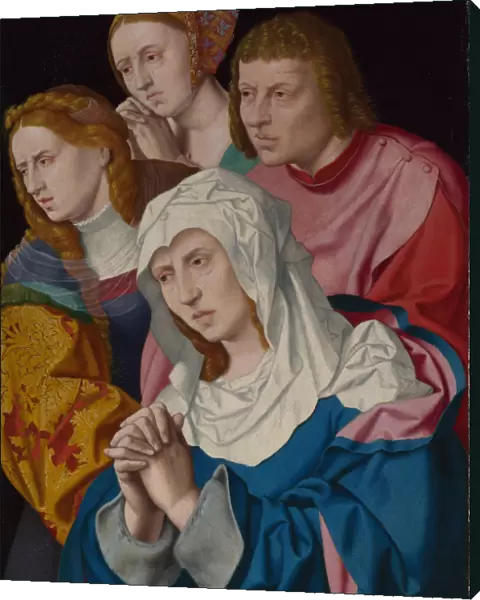 The Virgin, Saint John, Saint Mary Magdalene and a Holy Woman, c. 1535. Artist: Bruyn, Bartholomaeus (Barthel), the Elder (1493-1555)