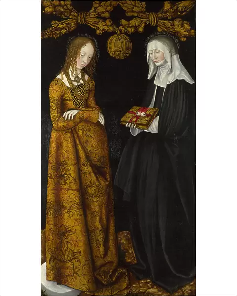 Saints Christina and Ottilia, 1506. Artist: Cranach, Lucas, the Elder (1472-1553)