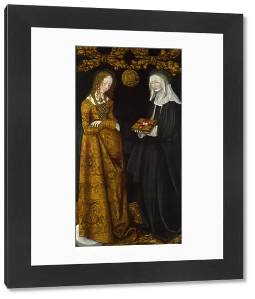 Saints Christina and Ottilia, 1506. Artist: Cranach, Lucas, the Elder (1472-1553)