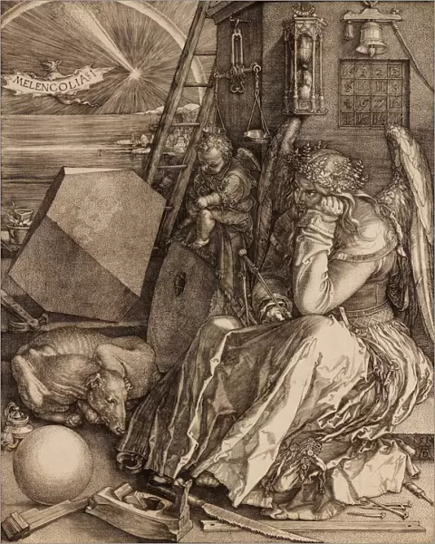 Melencolia I, 1514. Artist: Durer, Albrecht (1471-1528)