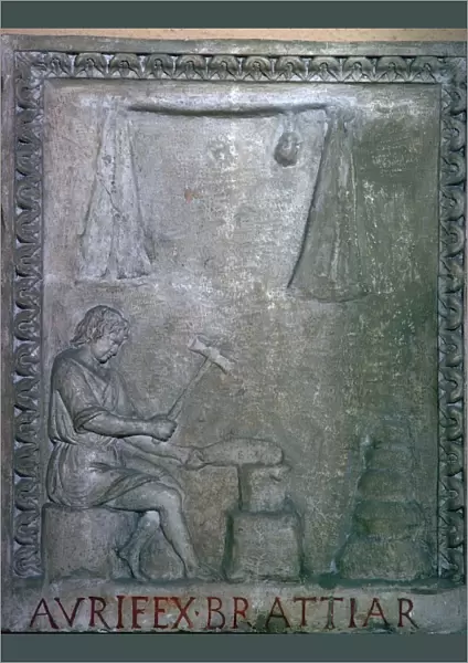 Roman smith at work, 2nd century