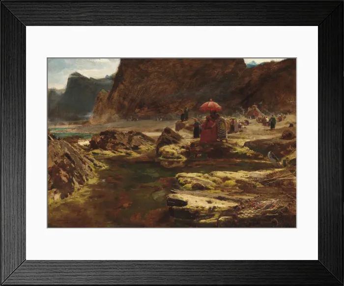 Framed Print : The Sultan and his camp by the enchanted lake, 1888. Artist: Goodwin, Albert (1845-1932) Framed Print : The Sultan and his camp by the enchanted lake, 1888. Artist: Goodwin, Albert (1845-1932)