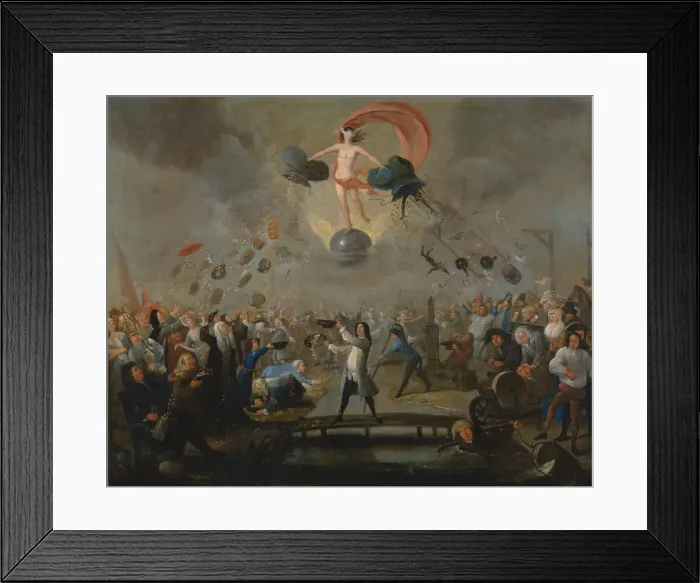 Framed Print : Allegory of Fortune, ca 1730. Artist: Nebot, Balthazar (active 1730-after 1765) Framed Print : Allegory of Fortune, ca 1730. Artist: Nebot, Balthazar (active 1730-after 1765)
