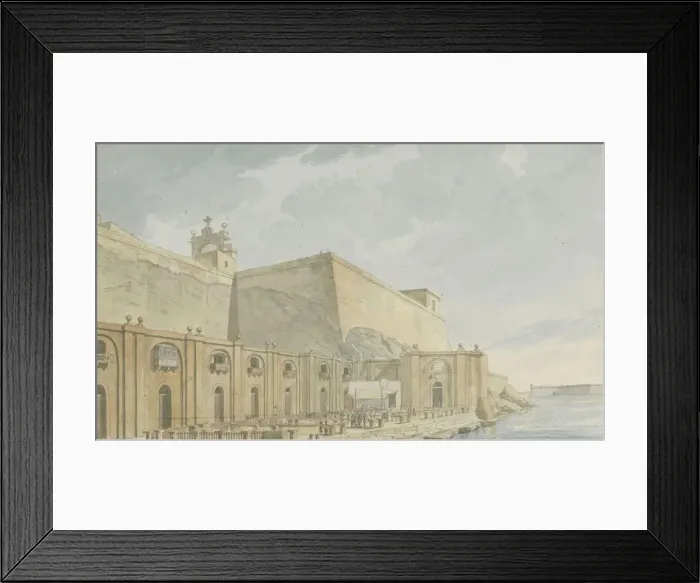 Framed Print : Malta, c. 1785. Artist: Reveley, Willey (1760-1799) Framed Print : Malta, c. 1785. Artist: Reveley, Willey (1760-1799)