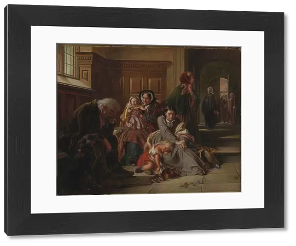 Waiting for the Verdict, 1859. Artist: Solomon, Abraham (1824-1862)