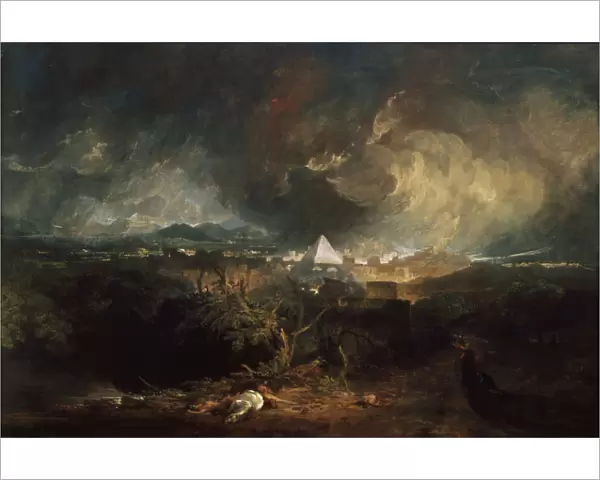 The Fifth Plague of Egypt, 1800. Artist: Turner, Joseph Mallord William (1775-1851)