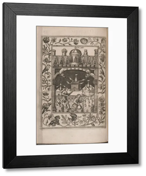 Framed Print : Theatrum chemicum Britannicum, 1652. Artist: Vaughan, Robert (c. 1600-before 1663) Framed Print : Theatrum chemicum Britannicum, 1652. Artist: Vaughan, Robert (c. 1600-before 1663)