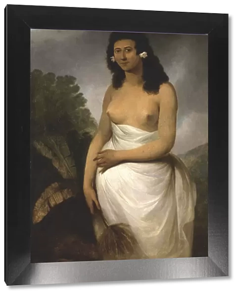 Portrait of Poedooa, daughter of Orea, King of Ulaitea, Society Islands, ca. 1783. Artist: Webber, John (1751-1793)
