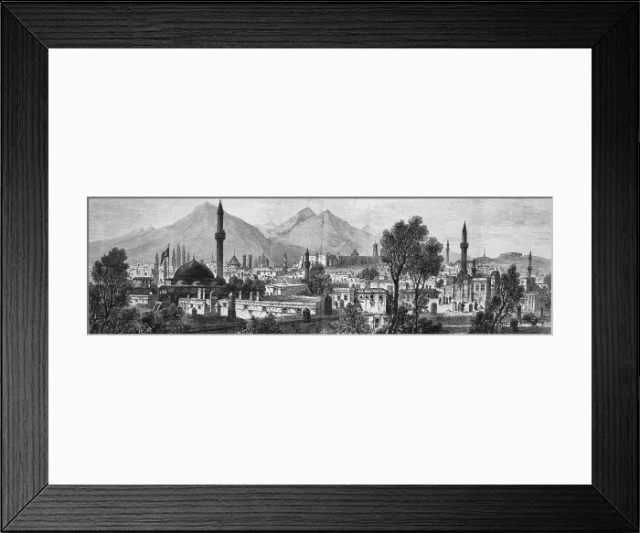 Framed Print : Viev of Erzurum, 1878. Artist: Willmore, Arthur (1814-1888) Framed Print : Viev of Erzurum, 1878. Artist: Willmore, Arthur (1814-1888)