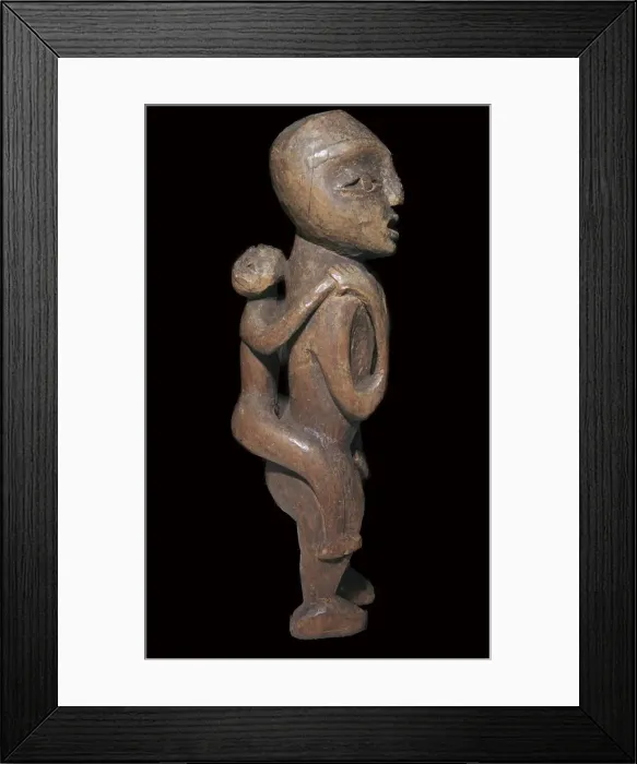 Framed Print : Sound Native American maternal statuette Framed Print : Sound Native American maternal statuette