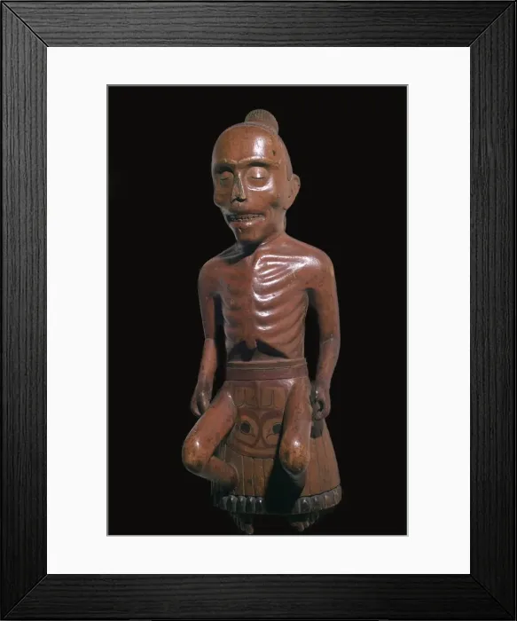 Framed Print : Haida tribe Native American figure of a medicine man Framed Print : Haida tribe Native American figure of a medicine man
