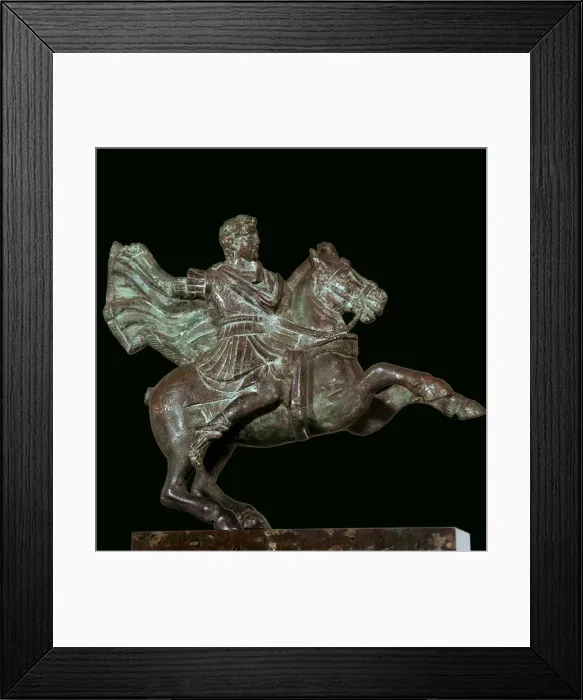 Framed Print : Roman bronze of Alexander the Great on horseback Framed Print : Roman bronze of Alexander the Great on horseback