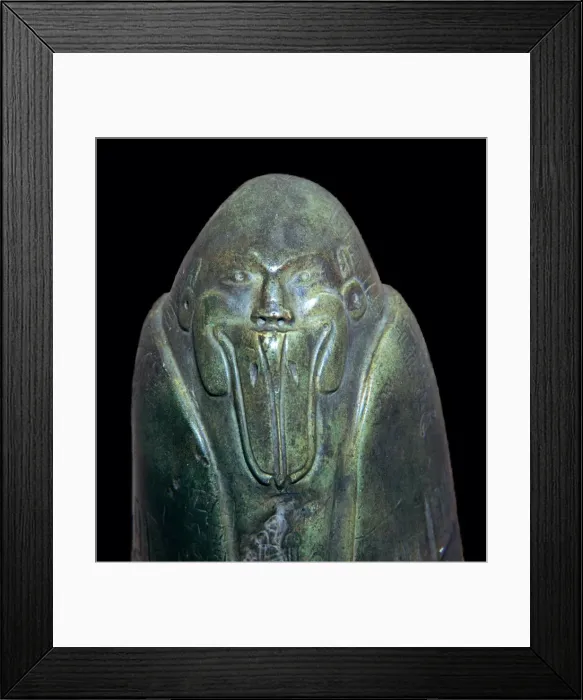 Framed Print : Aztec statuette of a duckbilled god Framed Print : Aztec statuette of a duckbilled god