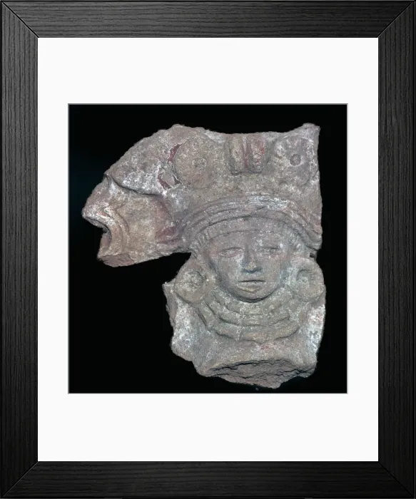 Framed Print : Aztec terracotta figure Framed Print : Aztec terracotta figure