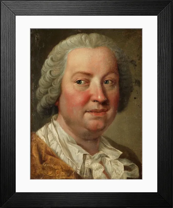 Framed Print : Self-Portrait. Artist: Meytens, Martin van, the Younger (1695-1770) Framed Print : Self-Portrait. Artist: Meytens, Martin van, the Younger (1695-1770)