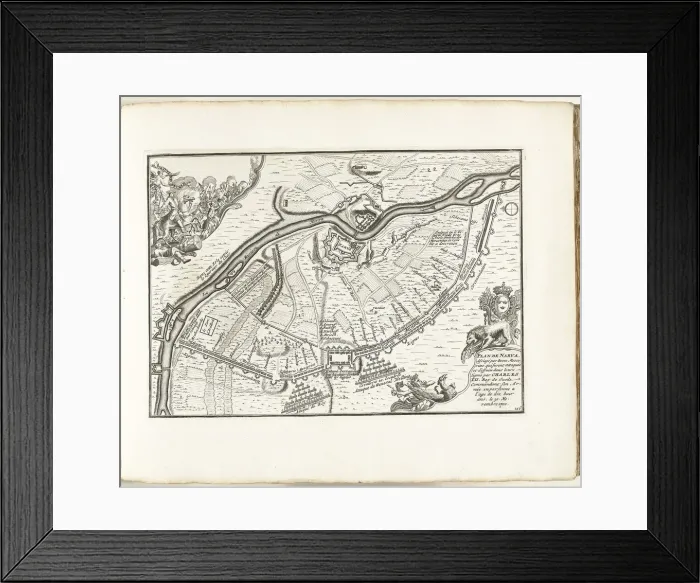 Framed Print : The Siege of Narva in 1700, 1702-1703. Artist: Mortier, Pieter (1661-1711) Framed Print : The Siege of Narva in 1700, 1702-1703. Artist: Mortier, Pieter (1661-1711)