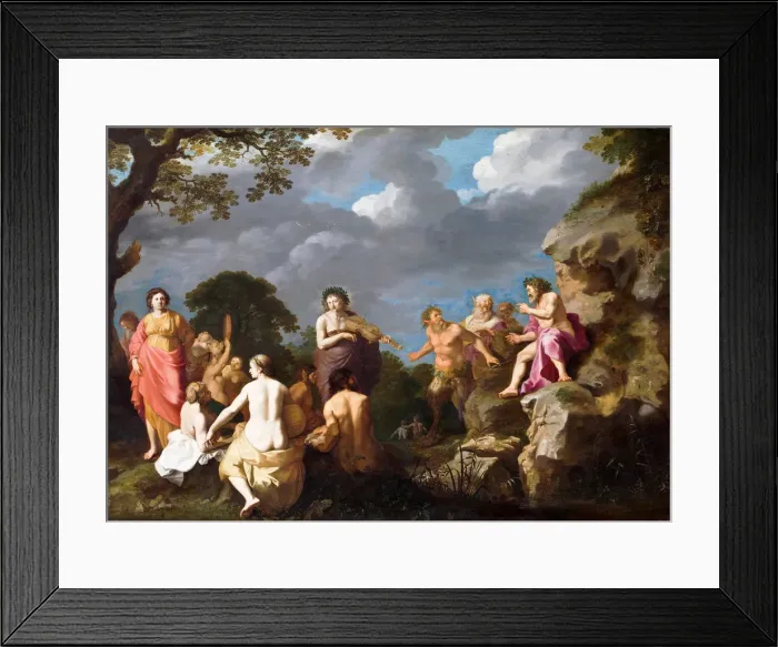 Framed Print : The Musical Contest between Apollo and Marsyas, 1630. Artist: Poelenburgh, Cornelis, van (1594 / 95-1667) Framed Print : The Musical Contest between Apollo and Marsyas, 1630. Artist: Poelenburgh, Cornelis, van (1594 / 95-1667)