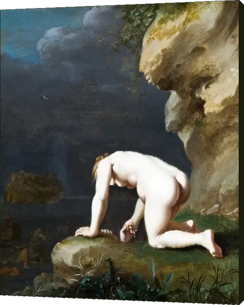 The Goddess Calypso rescues Ulysses, 1630. Artist: Poelenburgh, Cornelis, van (1594  /  95-1667)
