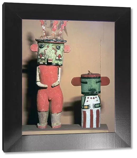 Wooden Hopi Katchina Dolls representing gods