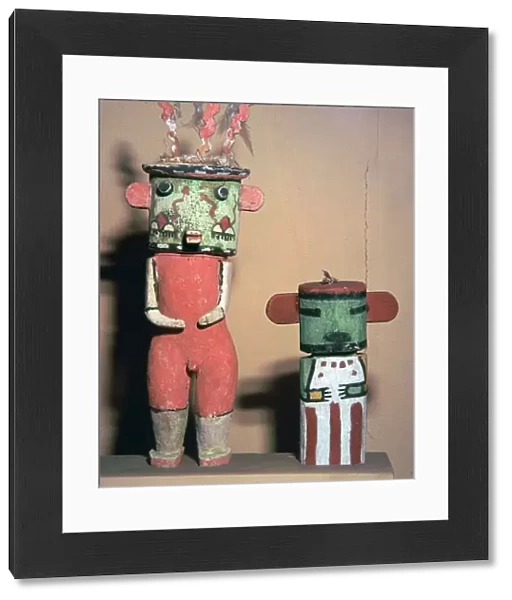 Wooden Hopi Katchina Dolls representing gods