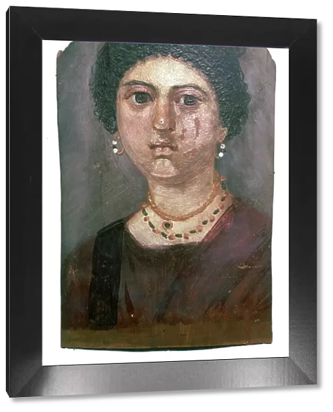 Egyptian wax portrait of a lady, 2nd century