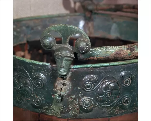 Bucket handle from a Late Iron Age cremation burial, Iron Age, c75-c25 BC