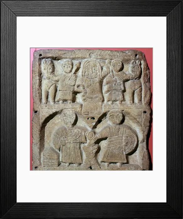 Framed Print : Carthaginian funerary stele Framed Print : Carthaginian funerary stele