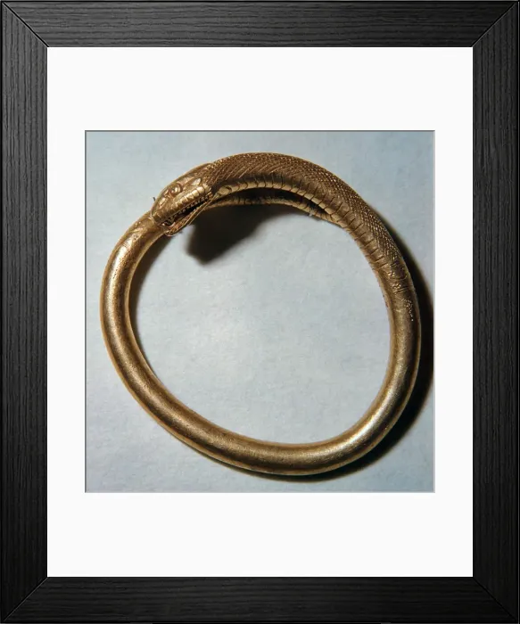 Framed Print : Roman gold bracelet, 1st century Framed Print : Roman gold bracelet, 1st century