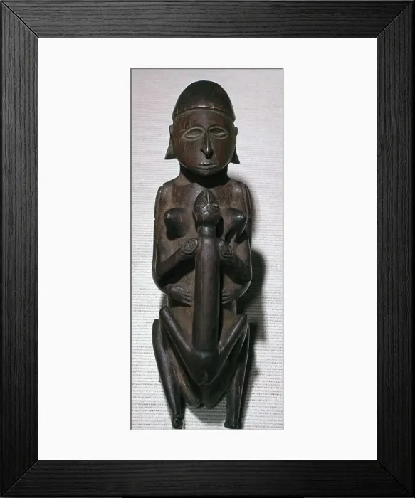 Framed Print : Figure of copulating man and woman from the Torres Straits islands Framed Print : Figure of copulating man and woman from the Torres Straits islands