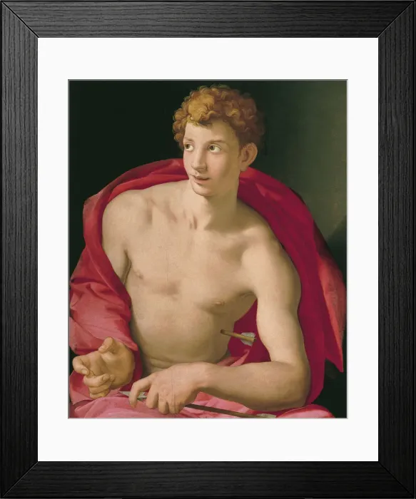 Framed Print : Saint Sebastian, 1533. Artist: Bronzino, Agnolo (1503-1572) Framed Print : Saint Sebastian, 1533. Artist: Bronzino, Agnolo (1503-1572)