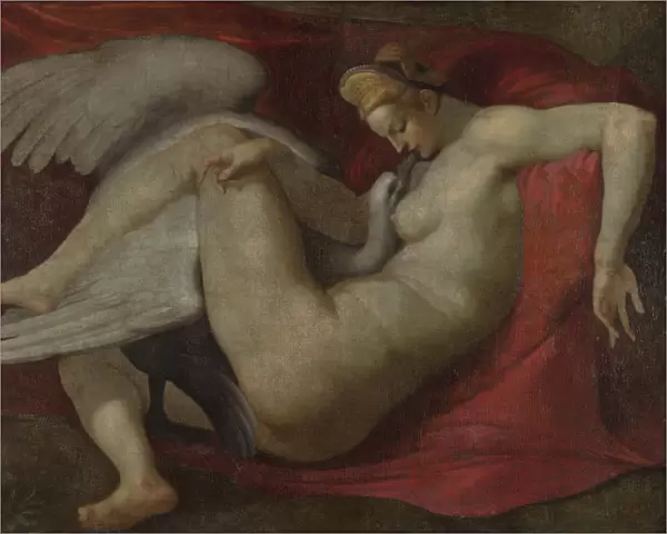 Leda and the Swan, after 1530. Artist: Buonarroti, Michelangelo, (School)