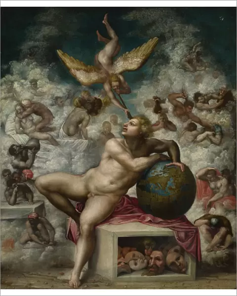 The Dream of Human Life, after 1533. Artist: Buonarroti, Michelangelo, (School)