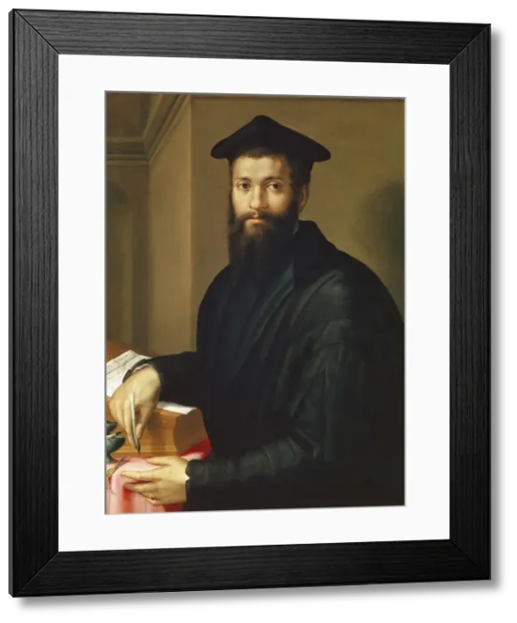 Framed Print : Portrait of Cardinal Giovanni Salviati. Artist: Foschi, Pier Francesco di Jacopo (1502-1567) Framed Print : Portrait of Cardinal Giovanni Salviati. Artist: Foschi, Pier Francesco di Jacopo (1502-1567)
