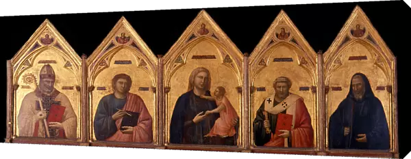 Badia Polyptych, ca 1301-1302. Artist: Giotto di Bondone (1266-1377)