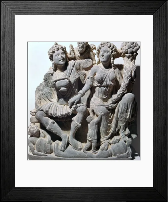Framed Print : Statuette of Haritiki and Pangika Framed Print : Statuette of Haritiki and Pangika