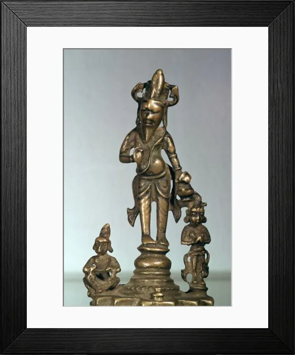 Framed Print : Statuette of Agni, god of fire, 11th century Framed Print : Statuette of Agni, god of fire, 11th century