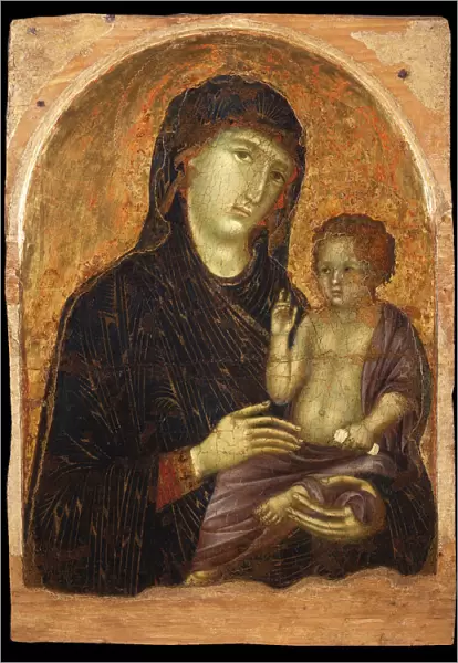 Madonna with Child, Second half of 13th century. Artist: Duccio di Buoninsegna (1260-1318)