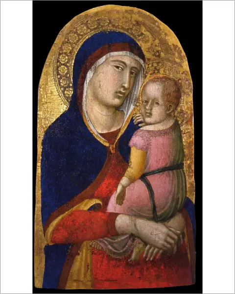 Madonna with Child, ca 1340. Artist: Lorenzetti, Pietro (ca 1300-ca 1348)