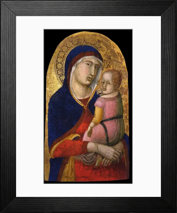 Framed Print : Madonna with Child, ca 1340. Artist: Lorenzetti, Pietro (ca 1300-ca 1348) Framed Print : Madonna with Child, ca 1340. Artist: Lorenzetti, Pietro (ca 1300-ca 1348)