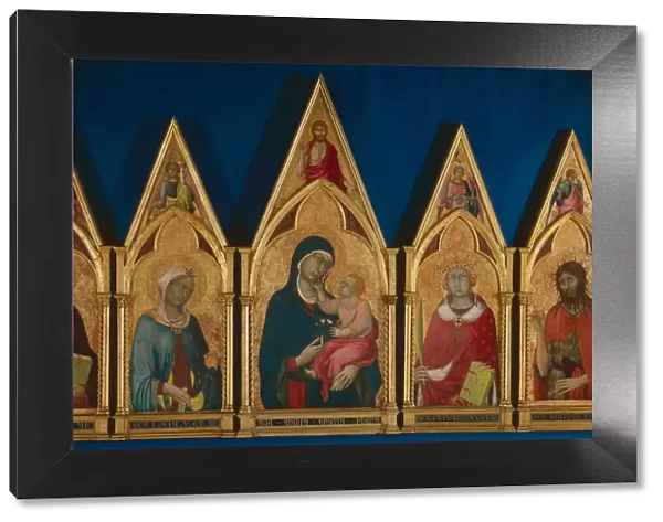 Virgin and Child with Saints (Boston Polyptych), Between 1321 and 1325. Artist: Martini, Simone, di (1280  /  85-1344)