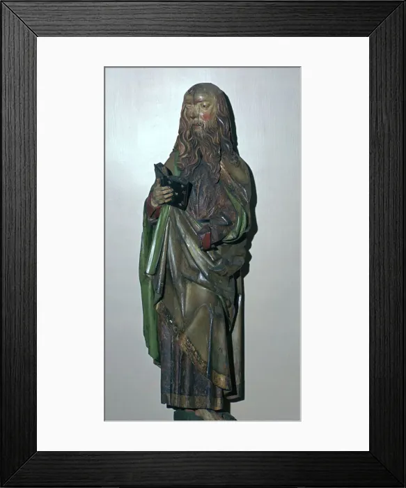 Framed Print : Wooden statuette of St Paul Framed Print : Wooden statuette of St Paul