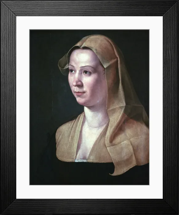Framed Print : Portrait of a woman from the Florentine School, 16th century Framed Print : Portrait of a woman from the Florentine School, 16th century