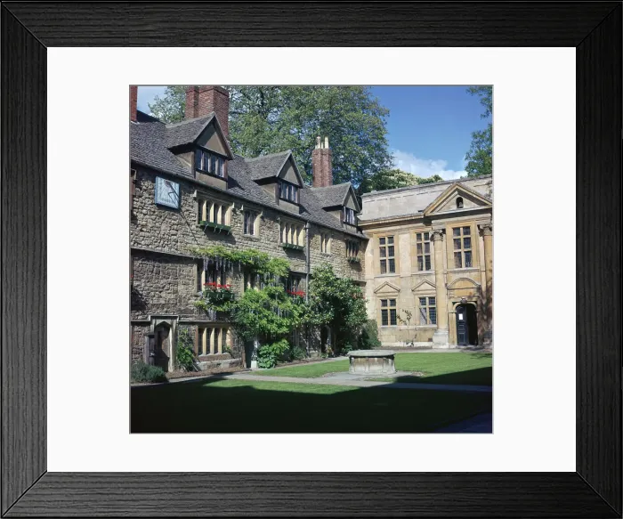Framed Print : St Edmunds hall in Oxford, 16th century Framed Print : St Edmunds hall in Oxford, 16th century