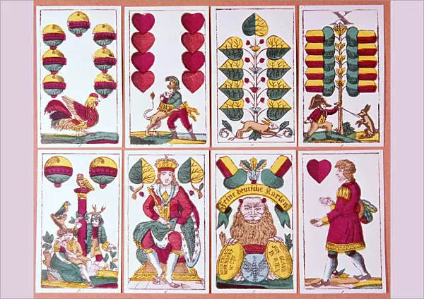 Austrian fortune-telling cards