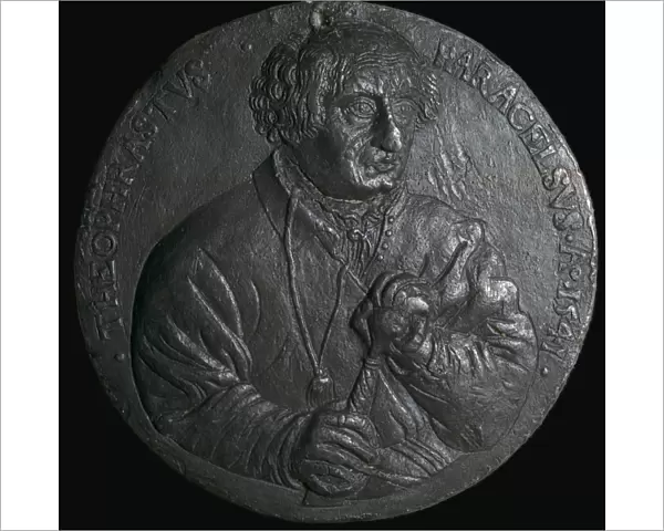 A German medal depicting Paracelsus, 16th century